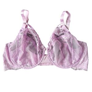 Victoria's Secret Lilac Lace Underwire Bra Full Coverage